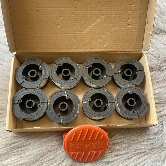 Eventronic 10-Pack Auto-Feed Trimmer Line & 1 Replacement Spool Cap Cover Lawn - Picture 1 of 7
